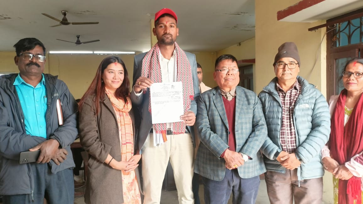 बारा–४ मा नेकपाका कुशवाहाले गरे उम्मेदवारी दर्ता