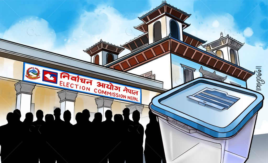 महिलाले व्यवस्थापन गर्दैछन् जुम्लाको यो मतदान केन्द्र