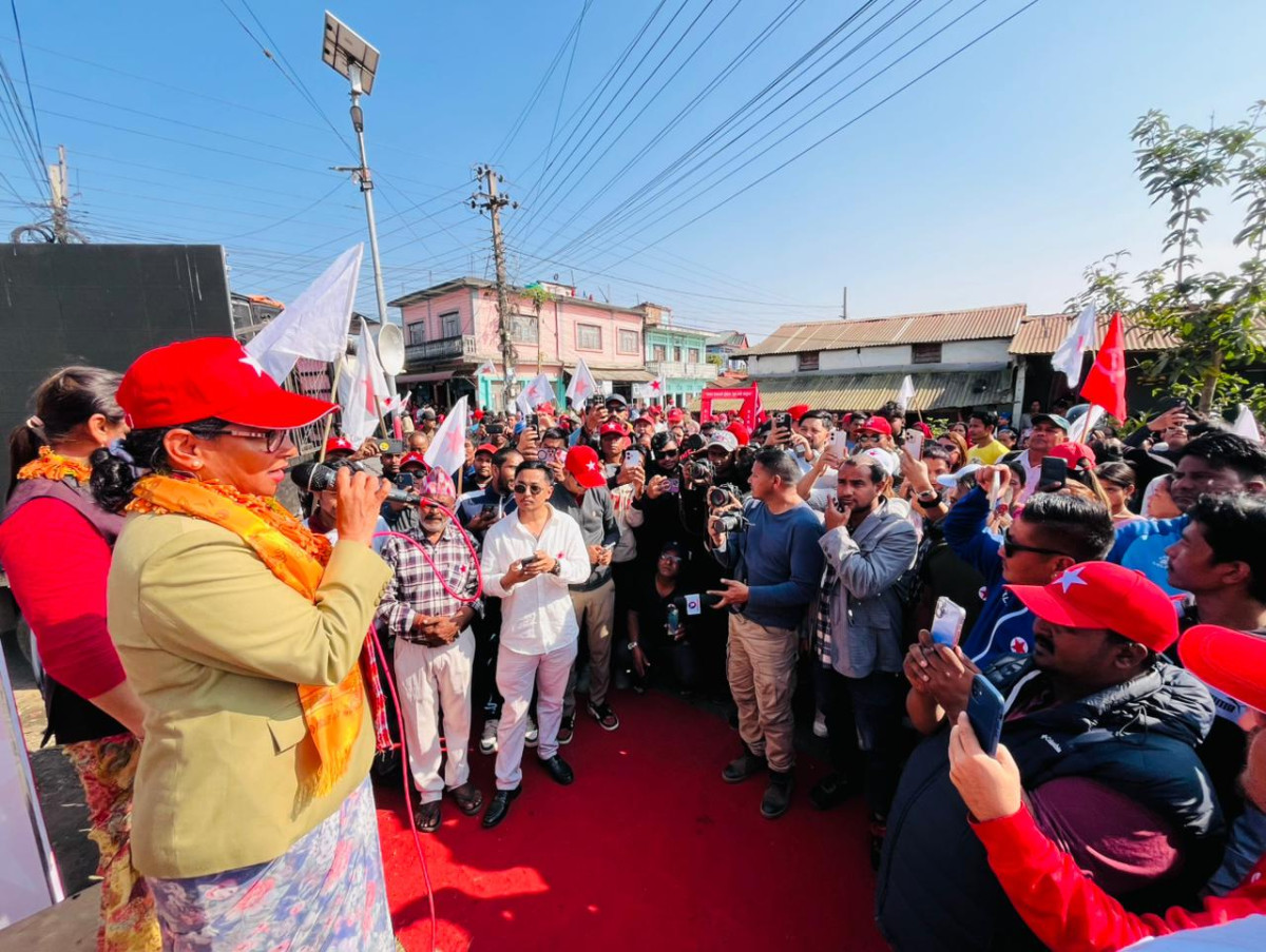 चितवन–३ बाट उम्मेदवार रेनु दाहालको घोषणा: “जितेपछि चितवनलाई देशकै राजधानी बनाउँछु”