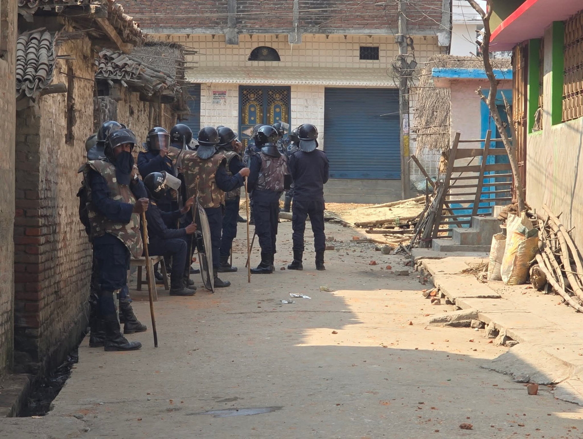 रौतहटको गौरमा पुनः झडप, अवस्था तनावग्रस्त