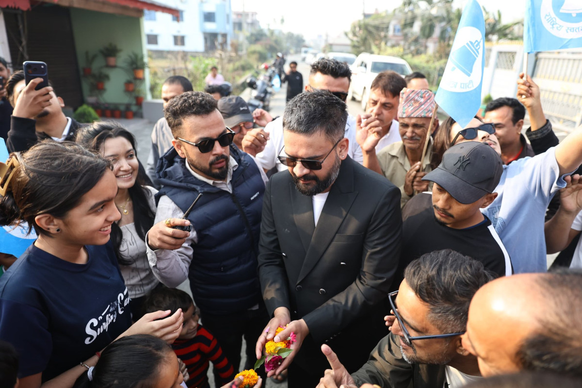 दमकमा बालेन शाहको घरदैलो