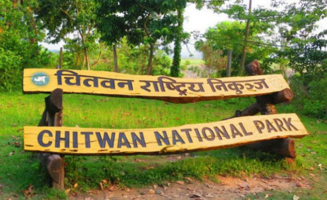 चितवन राष्ट्रिय निकुञ्जमा पोखरी निर्माण र मर्मत