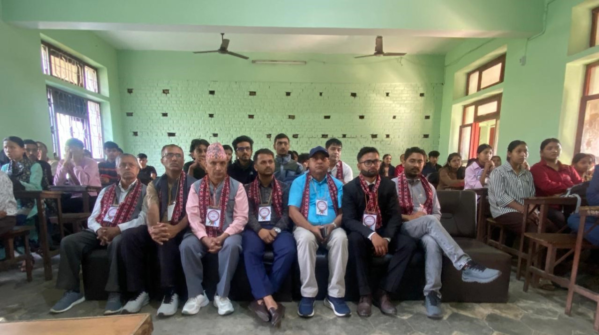 भरतपुरस्थित वीरेन्द्र बहुमुखी क्याम्पस मा प्राथमिक उपचार सम्बन्धी अभिमुखिकरण